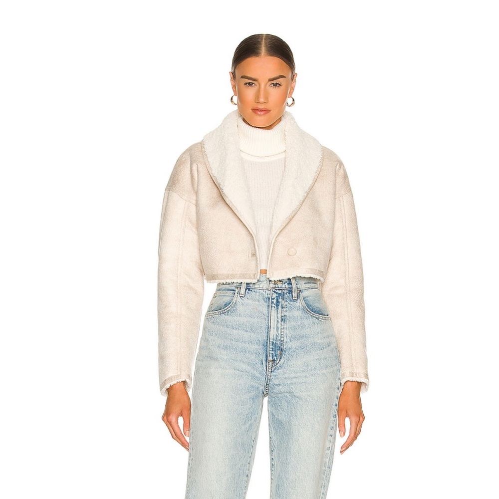 h:ours Lailonie Jacket in Cream Size S